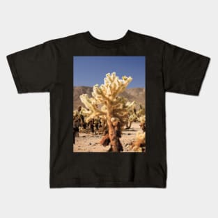 Cholla Cactus Photo from Joshua National Tree Park V1 Kids T-Shirt